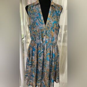 H&M Paisley Midi Dress